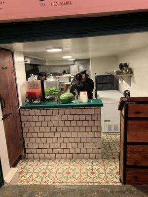 Kitchen at Taco Veg in Medellin