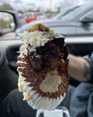 Cupcake vegan sans gluten - délicieux   at Market Cafe in Burlington