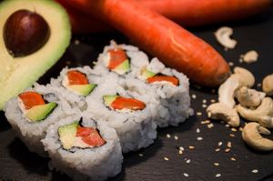 Smoky Carot / Avocado / Cashew at Mo's Café in Hamburg