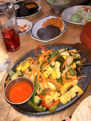 Veggie fajitas   at SolToro in Montville