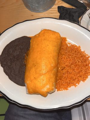 Veggie burrito   at SolToro in Montville