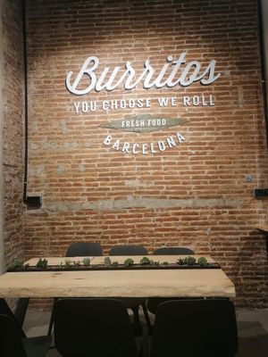 Restaurant at Burritos in Barcelona