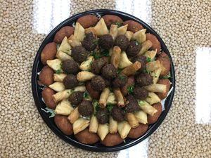 Vegan appetizer platter at Sunrise Pita and Grill in Davie