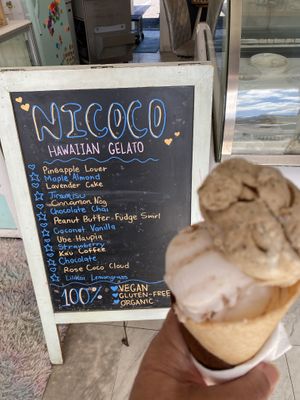   at Nicoco Hawaiian Gelato in Hilo