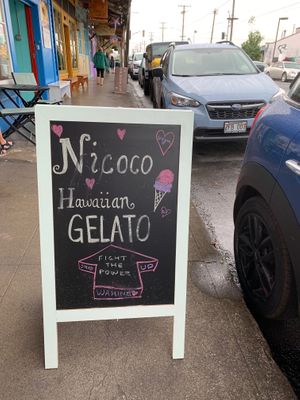 Enjoy! at Nicoco Hawaiian Gelato in Hilo