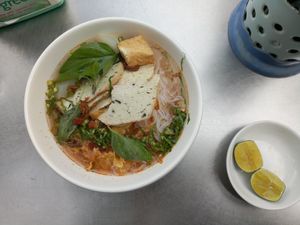 Bun Rieu (Noodle Soup) at Quan An Chay in Con Dao