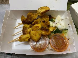 1 x mama Satay RM 22.00
 at The Hungry Tapir in Kuala Lumpur
