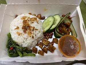 1 x Nasi Lemak RM 24.00
 at The Hungry Tapir in Kuala Lumpur