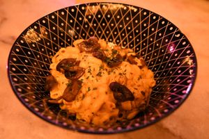 Vegan mac & cheese, so goooood at The Hungry Tapir in Kuala Lumpur