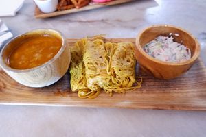 Jackfruit Roti Jala. at The Hungry Tapir in Kuala Lumpur