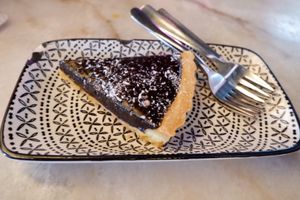 Salted Chocolate Tart. at The Hungry Tapir in Kuala Lumpur
