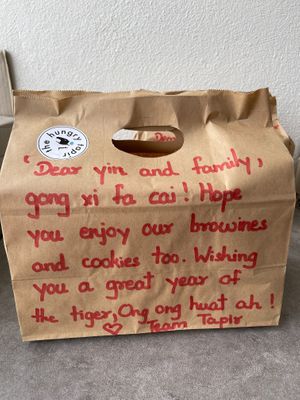 Love the personal note!  at The Hungry Tapir in Kuala Lumpur