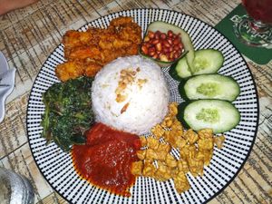 Nasi Lemak at The Hungry Tapir in Kuala Lumpur
