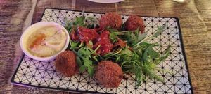 Arancini balls at The Hungry Tapir in Kuala Lumpur