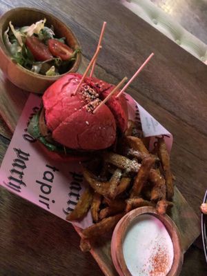  Bombshell burger  at The Hungry Tapir in Kuala Lumpur