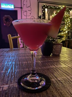 Watermelon mocktail.  So yum!  at The Hungry Tapir in Kuala Lumpur