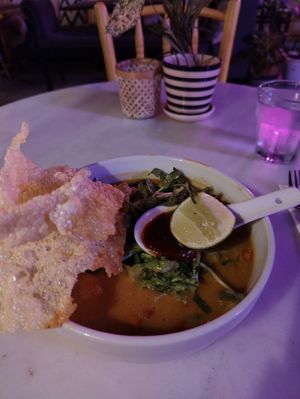 Vegan Laksa at The Hungry Tapir in Kuala Lumpur