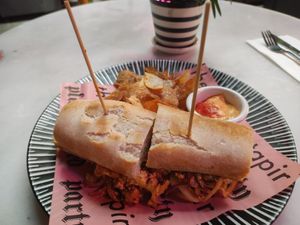 Burmese bahn mi for 24 + tax at The Hungry Tapir in Kuala Lumpur