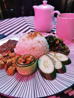 Nasi Lemak at The Hungry Tapir in Kuala Lumpur
