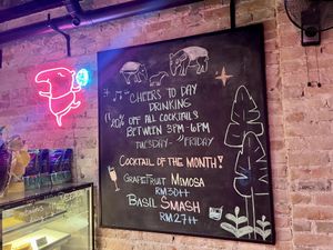 Cocktail of the month   at The Hungry Tapir in Kuala Lumpur