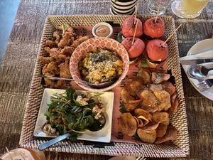Soul food sharing platter   at The Hungry Tapir in Kuala Lumpur