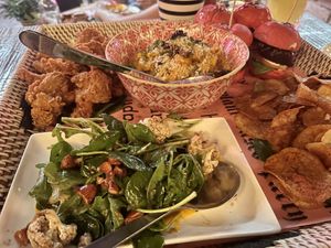 Soul food platter   at The Hungry Tapir in Kuala Lumpur