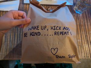 Cute packing on takeaway at The Hungry Tapir in Kuala Lumpur