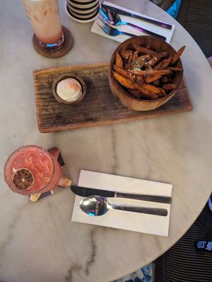 Large portion of sweet potato fries. at The Hungry Tapir in Kuala Lumpur