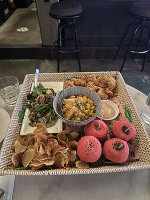 One of the sharing platters  at The Hungry Tapir in Kuala Lumpur