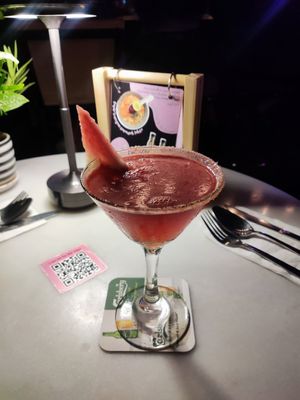 Watermelon mocktail at The Hungry Tapir in Kuala Lumpur
