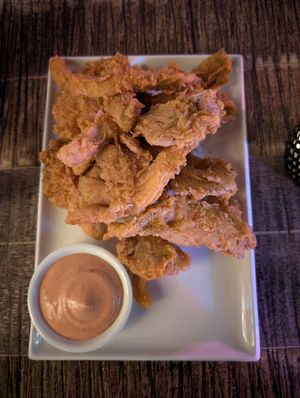 Fried cheeken at The Hungry Tapir in Kuala Lumpur