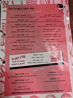  at The Hungry Tapir in Kuala Lumpur