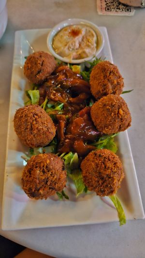 Arancini with Hummus at The Hungry Tapir in Kuala Lumpur