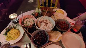 Local heroes sharing plate at The Hungry Tapir in Kuala Lumpur