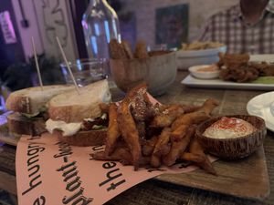 TLTA - Tempeh, Lettuce, Tomato and Avocado with Sweet Potato Fries  #Veganuary at The Hungry Tapir in Kuala Lumpur