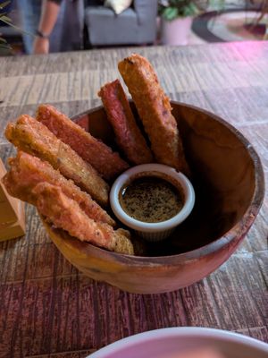 Spicy Tempeh Fingers at The Hungry Tapir in Kuala Lumpur