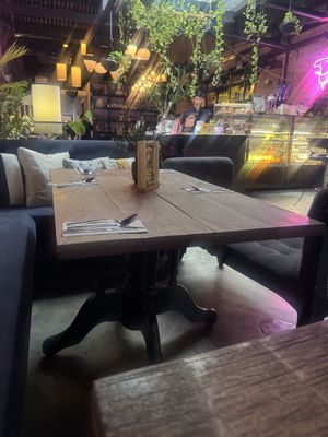 Cool interor   at The Hungry Tapir in Kuala Lumpur