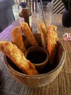 Fried finger tempeh   at The Hungry Tapir in Kuala Lumpur
