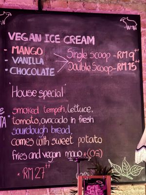 Ice cream at The Hungry Tapir in Kuala Lumpur