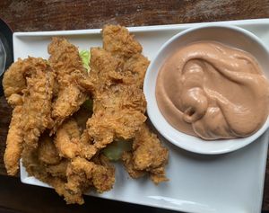 fried cheeken  at The Hungry Tapir in Kuala Lumpur