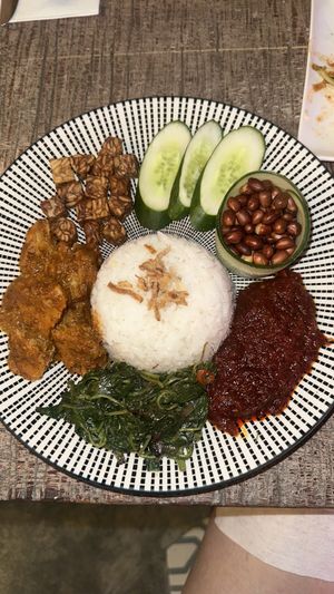 Nasi Lemak  at The Hungry Tapir in Kuala Lumpur