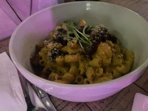 Mac and cheese  at The Hungry Tapir in Kuala Lumpur