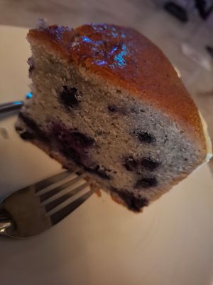 Blueberry cake at The Hungry Tapir in Kuala Lumpur