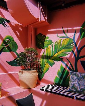 Our outdoor patio at The Hungry Tapir in Kuala Lumpur