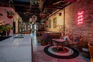 The dining room angle 2 at The Hungry Tapir in Kuala Lumpur