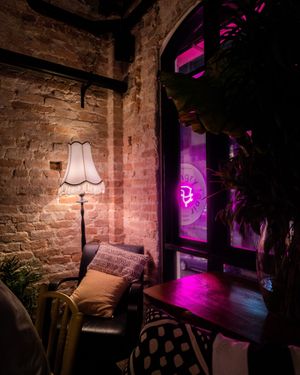 Cosy corners at The Hungry Tapir in Kuala Lumpur