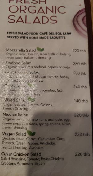  at Cafe del Sol in Koh Tao