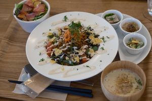 Brown Rice Tacos at Sobe's Cafe in Hanamaki