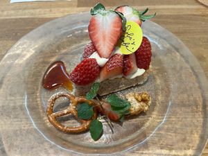 Strawberry Tart at Sobe's Cafe in Hanamaki