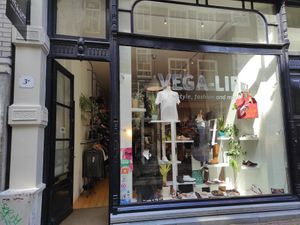 Store front at VEGA-LIFE in Amsterdam